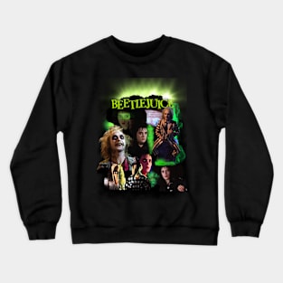 Beetlejuice Movie Collage Lydia Deetz Crewneck Sweatshirt